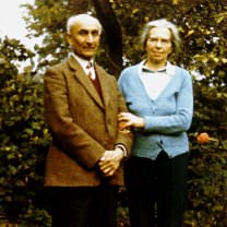 Phiroz and Silvia Mehta at Dilkusha, 1st November 1973